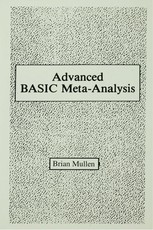 Advanced Basic Meta-analysis