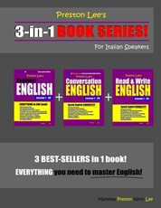 Preston Lee's 3-in-1 Book Series! Beginner English, Conversation English & Read & Write English Lesson 1 - 20 For Italian Speakers