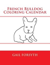 French Bulldog Coloring Calendar