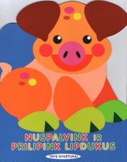 Nuspalvink ir lipink lipdukus. Paršelis