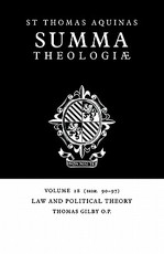 Summa Theologiae: Volume 28, Law and Political Theory