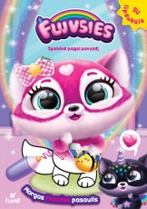 Susipažink su Fluvsies. Spalvink ir lipink