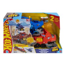 HOT WHEELS CITY transporteris – Dvigubas drakonas (JBM72)
