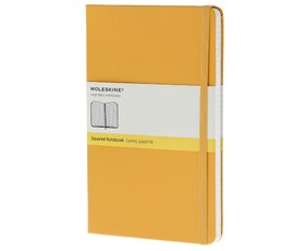 Knygelė Moleskine Coloured Classic (13 x 21, langeliais, oranžinės sp.)