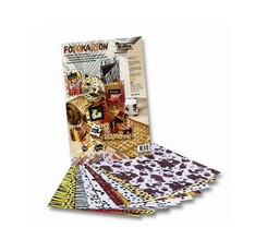 Gyvūnų kailį imituojantis kartono rinkinys