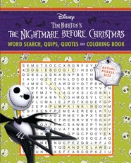 Disney Tim Burton's the Nightmare Before Christmas Word Search, Quips, Quotes and Coloring Book