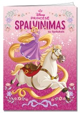 Princesė. Spalvinimas su lipdukais