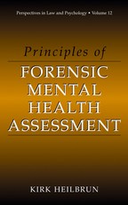 Principles of Forensic Mental Health Assessment