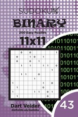 Sudoku Binary - 200 Easy Puzzles 11x11 (Volume 43)