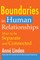 Boundaries in Human Relationships