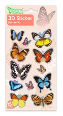 AVENIR 3D lipdukų rinkinys „Drugeliai“