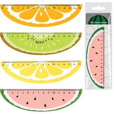 Medinė liniuotė CENTRUM „Vaisiai“, 15 cm