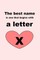 The best name is one that begins with a letter X
