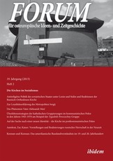 Forum FÃ¼r OsteuropÃ¤ische Ideen- Und Zeitgeschichte