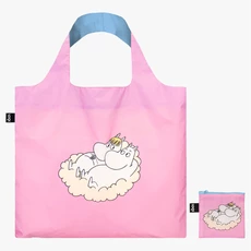 LOQI pirkinių krepšys „MOOMIN Cloud Recycled Bag“