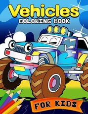 Vehicles Coloring Book for kids