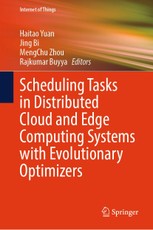 Scheduling Tasks in Distributed Cloud and Edge Computing Systems with Evolutionary Optimizers