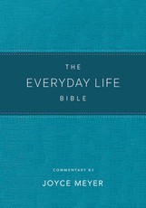 The Everyday Life Bible Teal Leatherluxe(r)