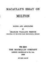 Macaulay's Essay on Milton
