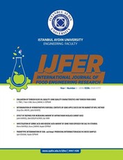 Istanbul Aydin University Engineering Faculty International Journal of Food Engineering Research