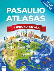 Pasaulio atlasas. Lipdukų knyga