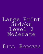 Large Print Sudoku Level 2 Moderate