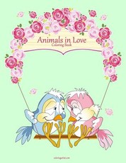 Animals in Love Coloring Book 1