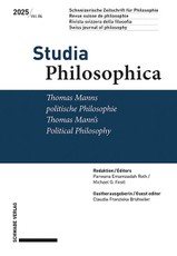 Thomas Manns politische Philosophie / Thomas Mann's Political Philosophy