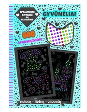 Gyvūnėliai. Spalvinimo knygelė su blizgučiais