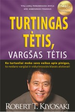 Turtingas tėtis, vargšas tėtis (knyga su defektais)