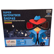 Stalo žaidimas „Super matematikos šnipas“, lietuvių kalba