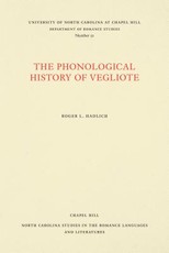 The Phonological History of Vegliote