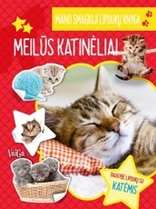 Meilūs katinėliai: mano smagioji lipdukų knyga