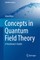 Concepts in Quantum Field Theory