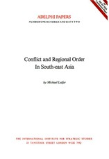 Conflict and Regional Order in Southeast Asia