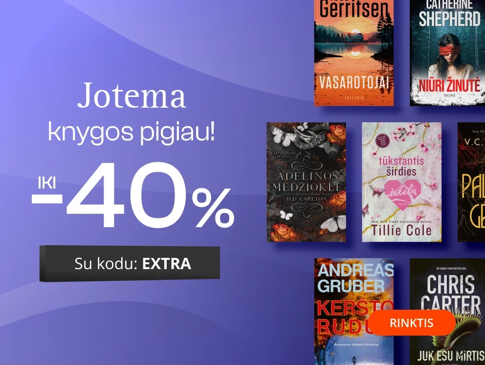 Leidyklos JOTEMA knygoms iki -40% extra nuolaidos!