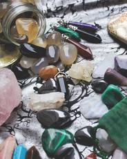 Crystals & Gemstones Boho Self-Care Workbook