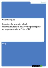 Henriques, P: Examine the ways in which anthropomorphism