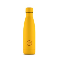 Nerūdijančio plieno gertuvė Cool Bottles „Vivid Yellow“, 500 ml
