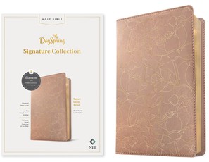 NLT Super Giant Print Bible, Filament Enabled Edition (Red Letter, Leatherlike, Blush Floral)