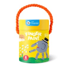 Dažai skirti piešti pirštais JARMELO, 6 spalvos