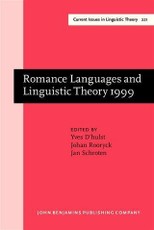 Romance Languages and Linguistic Theory 1999