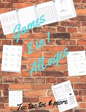 Tec tac toe & more Games 8 in 1 All ages