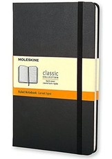 Knygelė Moleskine Coloured Classic (9 x 14, linija, juodos sp.)