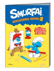 Smurfai. Spalvinimo knyga 2