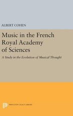 Music in the French Royal Academy of Sciences