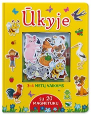 Ūkyje. Su 20 magnetukų  3–4 metų vaikams Ūkyje. Su 20 magnetukų  3–4 metų vaikams