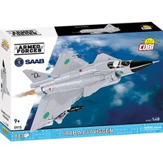 Konstruktorių rinkinys „Saab AJ 37 Viggen“ – 881 detalių