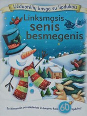 Linksmasis senis besmegenis. Užduotėlių knyga su lipdukais