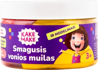 Vonios modelinas–muilas KAKĖ MAKĖ, geltonas/raudonas, 300 g